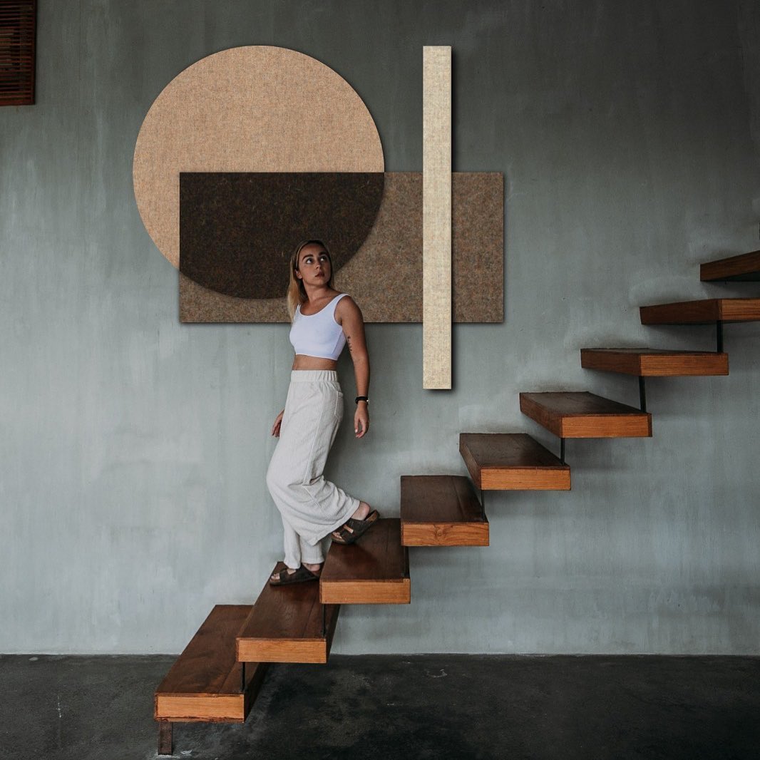 Panneau absorbant acoustique sur mesure Slalom